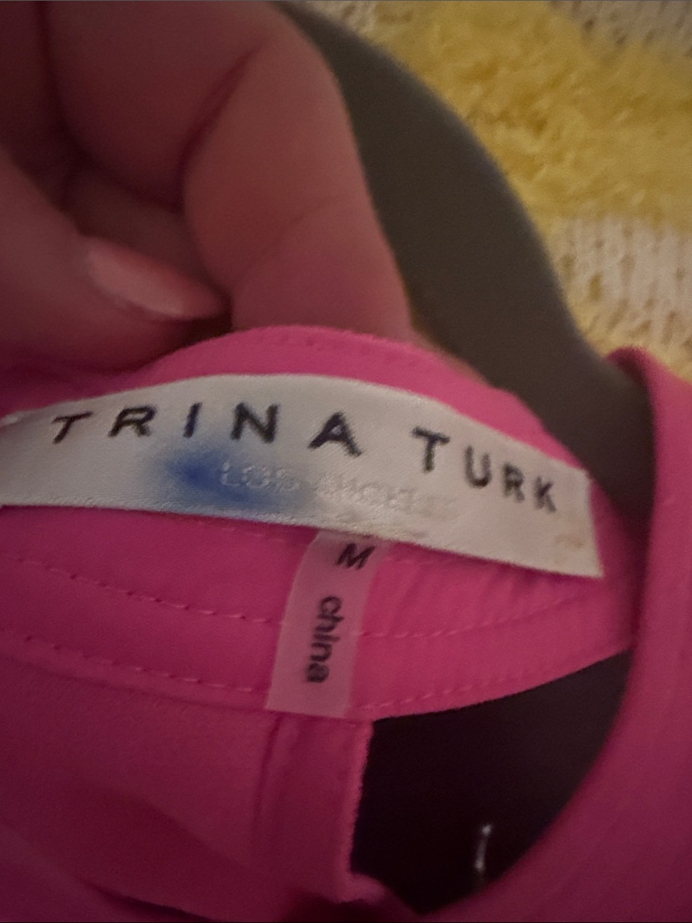 Trina Turk Hot Pink Sleeveless Halter Top + J Crew Animal Print Shorts - Picture 3 of 3